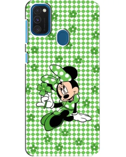 Чехол для Samsung Galaxy A21s с картинкой «Mickey в клетку»