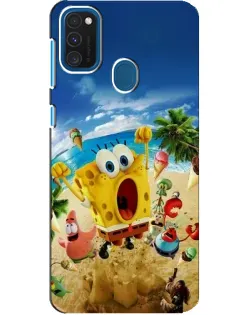 Чехол для Samsung Galaxy A21s с картинкой «Развлечения на пляже»