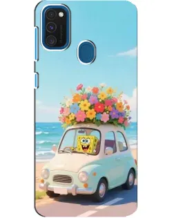 Чехол для Samsung Galaxy A21s с картинкой «Автомобильное путешествие»