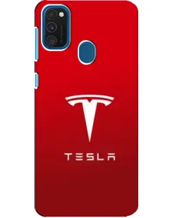 Чехол для Samsung Galaxy A21s с картинкой «Tesla Red Classic»
