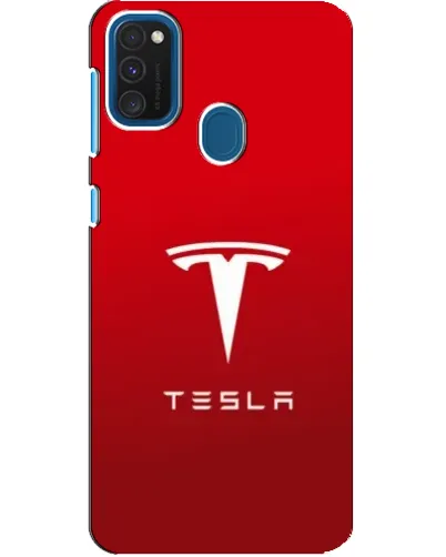 Чехол для Samsung Galaxy A21s с картинкой «Tesla Red Classic»