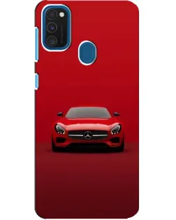 Чехол для Samsung Galaxy A21s с картинкой «Красный Mercedes AMG»