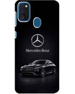 Чехол для Samsung Galaxy A21s с картинкой «Mercedes — решетка радиатора»