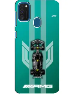 Чехол для Samsung Galaxy A21s с картинкой «Mercedes AMG Petronas»