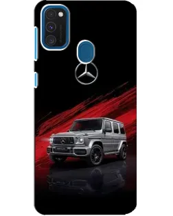 Чехол для Samsung Galaxy A21s с картинкой «Mercedes G-Class красный»