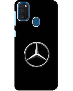 Чехол для Samsung Galaxy A21s с картинкой «Mercedes классический лого»