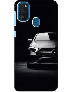 Чехол для Samsung Galaxy A21s с картинкой «Свет фар Mercedes»