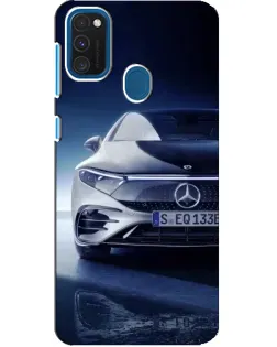 Чехол для Samsung Galaxy A21s с картинкой «Mercedes EQ — будущее»