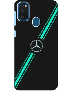 Чехол для Samsung Galaxy A21s с картинкой «Спортивные линии Mercedes»