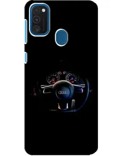 Чехол для Samsung Galaxy A21s с картинкой «Салон Audi — руль» Чехол для Samsung Galaxy A21s с картинкой «Салон Audi — руль»