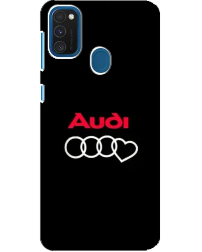Чохол для Samsung Galaxy A21s з картинкою «Логотип Audi Heart»