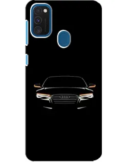 Чохол для Samsung Galaxy A21s з картинкою «Audi — нічний контур»