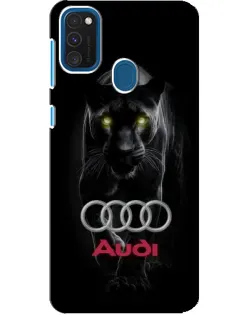 Чохол для Samsung Galaxy A21s з картинкою «Пантера та Audi»