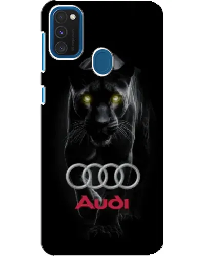 Чохол для Samsung Galaxy A21s з картинкою «Пантера та Audi»