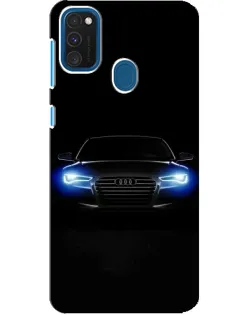 Чохол для Samsung Galaxy A21s з картинкою «Audi в неоні»