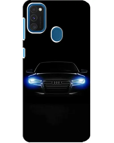 Чохол для Samsung Galaxy A21s з картинкою «Audi в неоні»