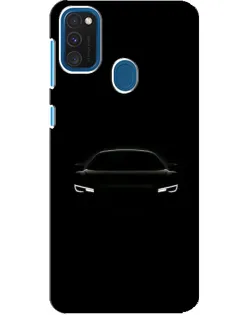 Чохол для Samsung Galaxy A21s з картинкою «Погляд Audi у темряві»