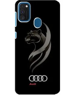 Чохол для Samsung Galaxy A21s з картинкою «Графіка — пантера та Audi»