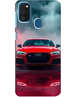 Чохол для Samsung Galaxy A21s з картинкою «Audi RS — червоний стиль»