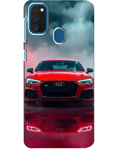 Чохол для Samsung Galaxy A21s з картинкою «Audi RS — червоний стиль»