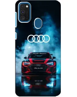 Чохол для Samsung Galaxy A21s з картинкою «Audi Sport — неон»
