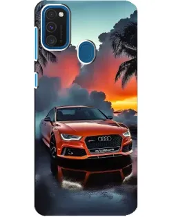 Чохол для Samsung Galaxy A21s з картинкою «Audi — захід сонця»