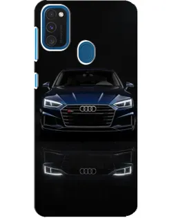 Чохол для Samsung Galaxy A21s з картинкою «Audi — нічне відображення»