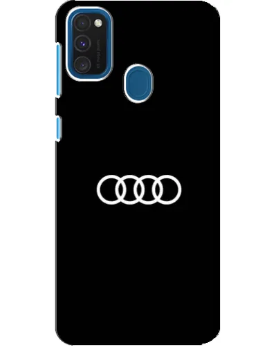Чохол для Samsung Galaxy A21s з картинкою «Audi White Logo»
