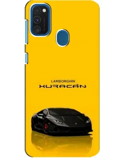 Чехол для Samsung Galaxy A21s с картинкой «Lamborghini Huracan черный»