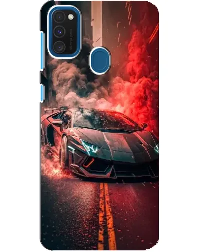 Чехол для Samsung Galaxy A21s с картинкой «Lamborghini красный дым» Чехол для Samsung Galaxy A21s с картинкой «Lamborghini красный дым»