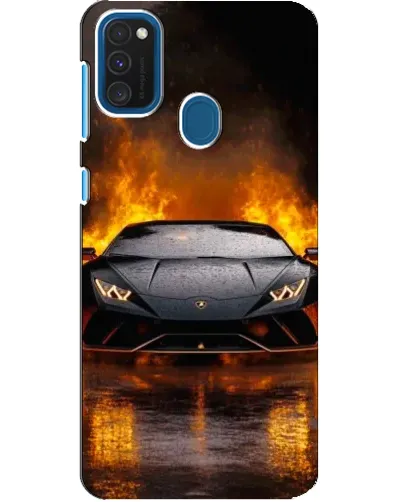 Чехол для Samsung Galaxy A21s с картинкой «Lamborghini в огне» Чехол для Samsung Galaxy A21s с картинкой «Lamborghini в огне»