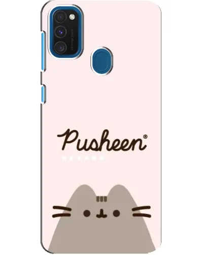 Чехол для Samsung Galaxy A21s с картинкой «Pusheen логотип» Чехол для Samsung Galaxy A21s с картинкой «Pusheen логотип»