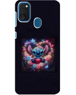 Чохол для Samsung Galaxy A21s з картинкою «Stitch у квітах» Чохол для Samsung Galaxy A21s з картинкою «Stitch у квітах»