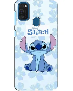 Чохол для Samsung Galaxy A21s з картинкою «Stitch серед квітів» Чохол для Samsung Galaxy A21s з картинкою «Stitch серед квітів»