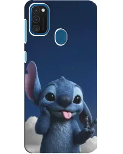 Чехол для Samsung Galaxy A21s с картинкой «Стич в облаках» Чехол для Samsung Galaxy A21s с картинкой «Стич в облаках»