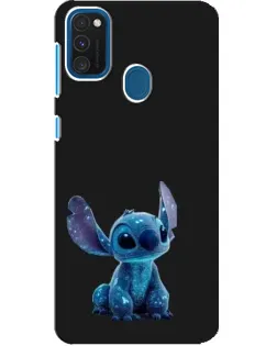 Чехол для Samsung Galaxy A21s с картинкой «Стич на черном» Чехол для Samsung Galaxy A21s с картинкой «Стич на черном»