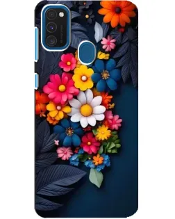 Чохол для Samsung Galaxy A21s з картинкою «Квіткова феєрія»