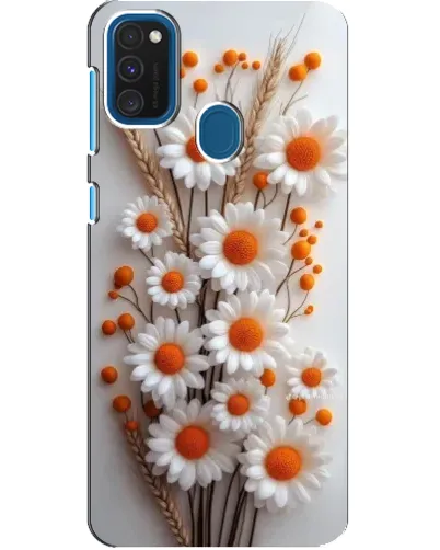 Чехол для Samsung Galaxy A21s с картинкой «Белые сухоцветы» Чехол для Samsung Galaxy A21s с картинкой «Белые сухоцветы»