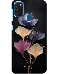 Чохол для Samsung Galaxy A21s з картинкою «Лілові квіти грації»