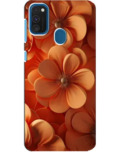 Чехол для Samsung Galaxy A21s с картинкой «Оранжевый макро цветок» Чехол для Samsung Galaxy A21s с картинкой «Оранжевый макро цветок»
