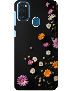 Чехол для Samsung Galaxy A21s с картинкой «Цветочная композиция»
