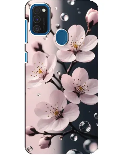 Чехол для Samsung Galaxy A21s с картинкой «Нежная сакура и капли» Чехол для Samsung Galaxy A21s с картинкой «Нежная сакура и капли»