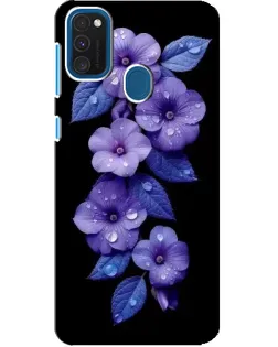 Чехол для Samsung Galaxy A21s с картинкой «Фиолетовые цветы с росою» Чехол для Samsung Galaxy A21s с картинкой «Фиолетовые цветы с росою»