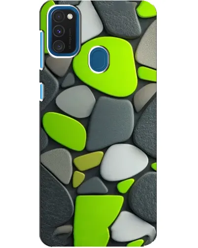 Чехол для Samsung Galaxy A21s с картинкой «Яркая неоновая галька» Чехол для Samsung Galaxy A21s с картинкой «Яркая неоновая галька»