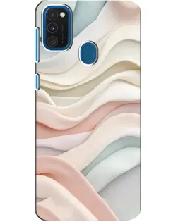 Чехол для Samsung Galaxy A21s с картинкой «Пастельные нежные волны»