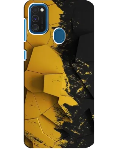 Чехол для Samsung Galaxy A21s с картинкой «Золотые осколки геометрии» Чехол для Samsung Galaxy A21s с картинкой «Золотые осколки геометрии»
