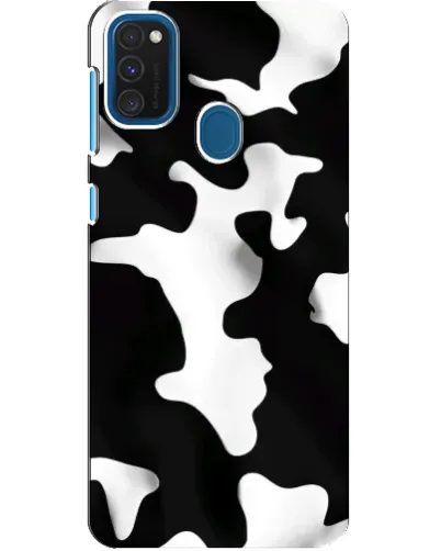 Чехол для Samsung Galaxy A21s с картинкой «Черно-белое пятно» Чехол для Samsung Galaxy A21s с картинкой «Черно-белое пятно»