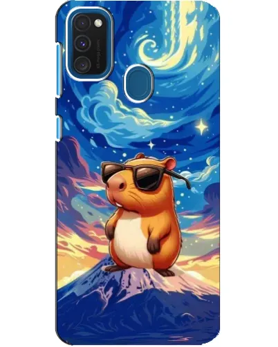 Чехол для Samsung Galaxy A21s с картинкой «Капибара Ван Гога»