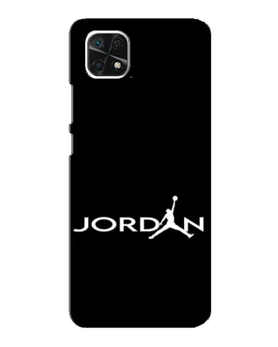 Чехол для Samsung Galaxy A22 5G с картинкой «Jordan White Logo» Чехол для Samsung Galaxy A22 5G с картинкой «Jordan White Logo»