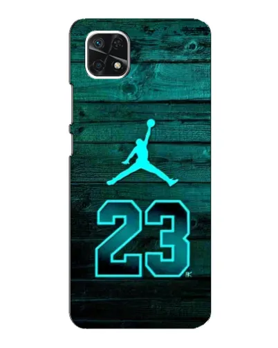 Чехол для Samsung Galaxy A22 5G с картинкой «Jordan Cyan 23» Чехол для Samsung Galaxy A22 5G с картинкой «Jordan Cyan 23»
